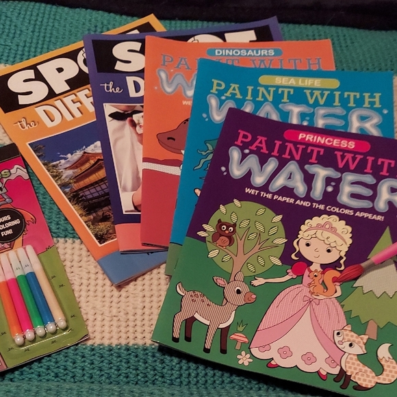 Children's Activity and Coloring Books Set~ 9 Pcs - Picture 2 of 5